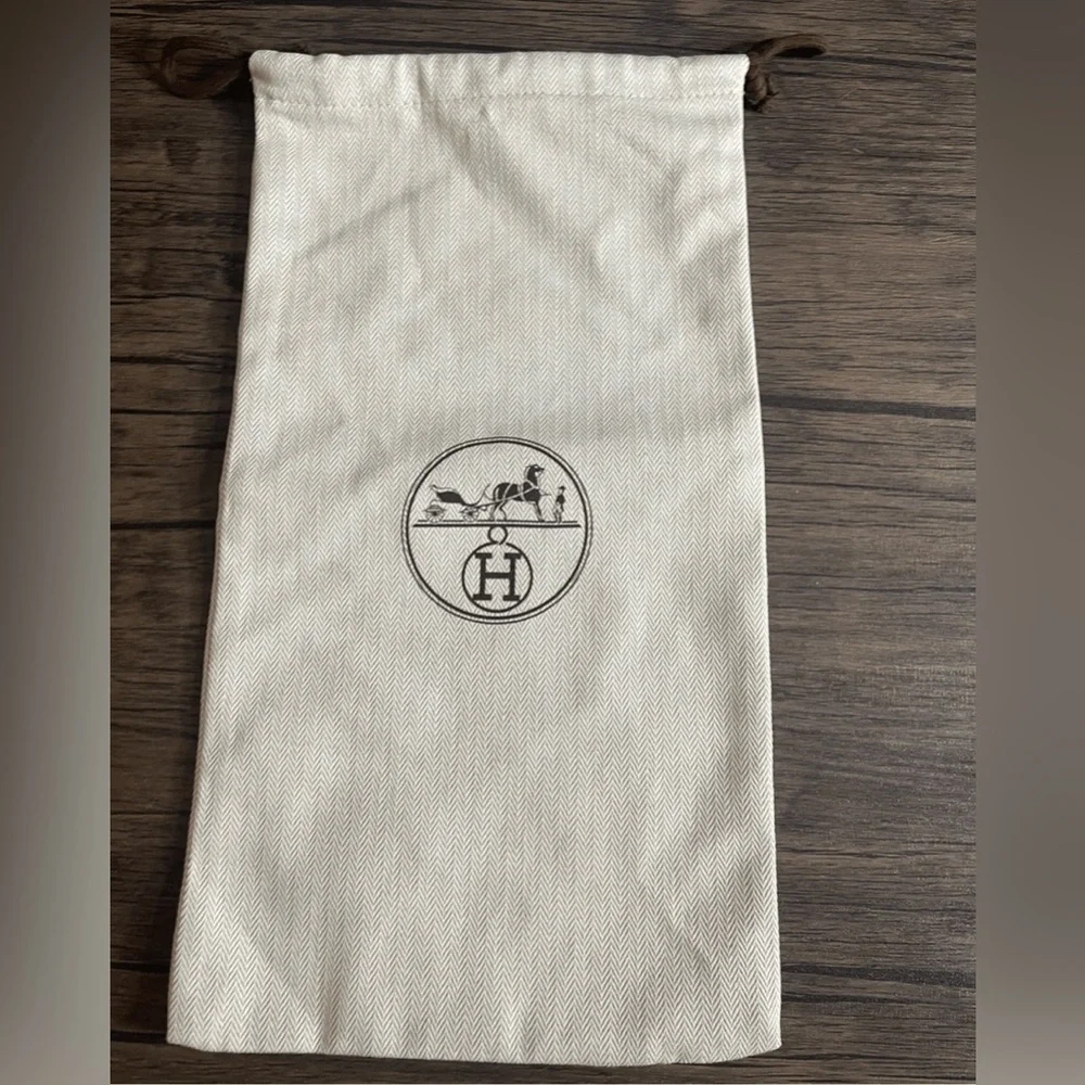 Hermès Drawstring Classic Beige Brown Dust Bag